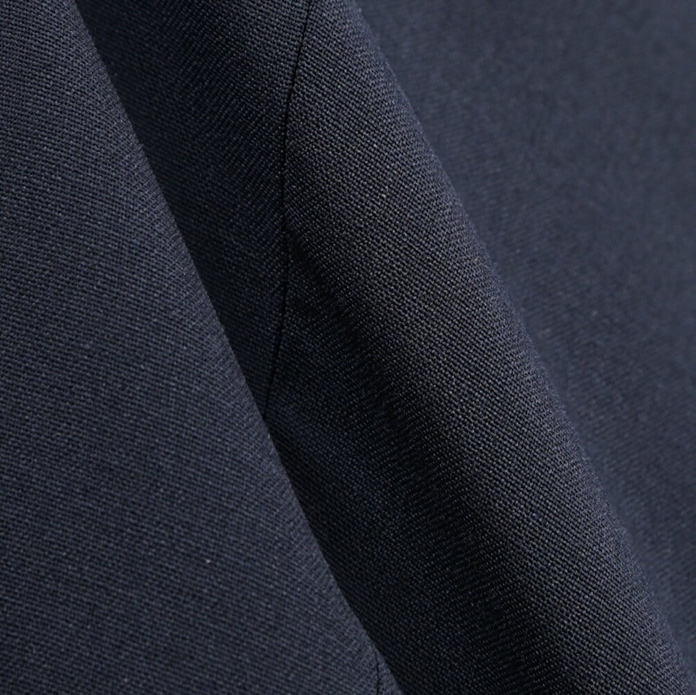 BERWICH “CHIAIA LONG” 高機能ストレッチウール ワンタックスラックス ネイビー(navy) 46 | GUARDAROBA MILANO OFFICIAL STORE