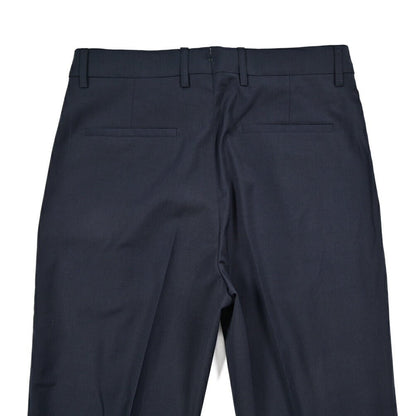 BERWICH “CHIAIA LONG” 高機能ストレッチウール ワンタックスラックス ネイビー(navy) 46 | GUARDAROBA MILANO OFFICIAL STORE