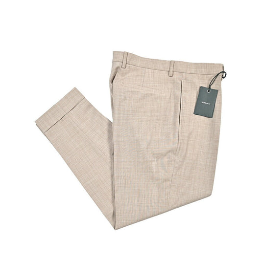 BERWICH “CHIAIA LONG” 高機能ストレッチウール ワンタックスラックス グレージュ(desert) 52 | GUARDAROBA MILANO OFFICIAL STORE