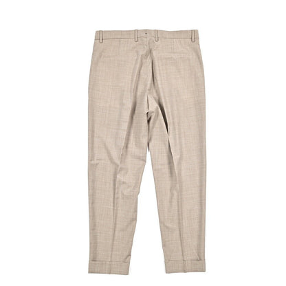 BERWICH “CHIAIA LONG” 高機能ストレッチウール ワンタックスラックス グレージュ(desert) 52 | GUARDAROBA MILANO OFFICIAL STORE