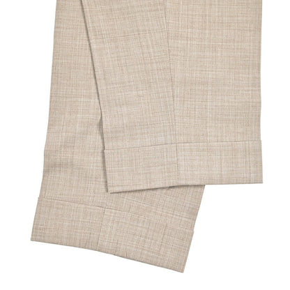 BERWICH “CHIAIA LONG” 高機能ストレッチウール ワンタックスラックス グレージュ(desert) 52 | GUARDAROBA MILANO OFFICIAL STORE