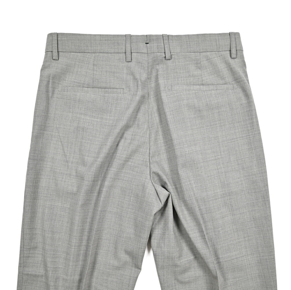 BERWICH “CHIAIA LONG” 高機能ストレッチウール ワンタックスラックス グレー(grey) 48 | GUARDAROBA MILANO OFFICIAL STORE