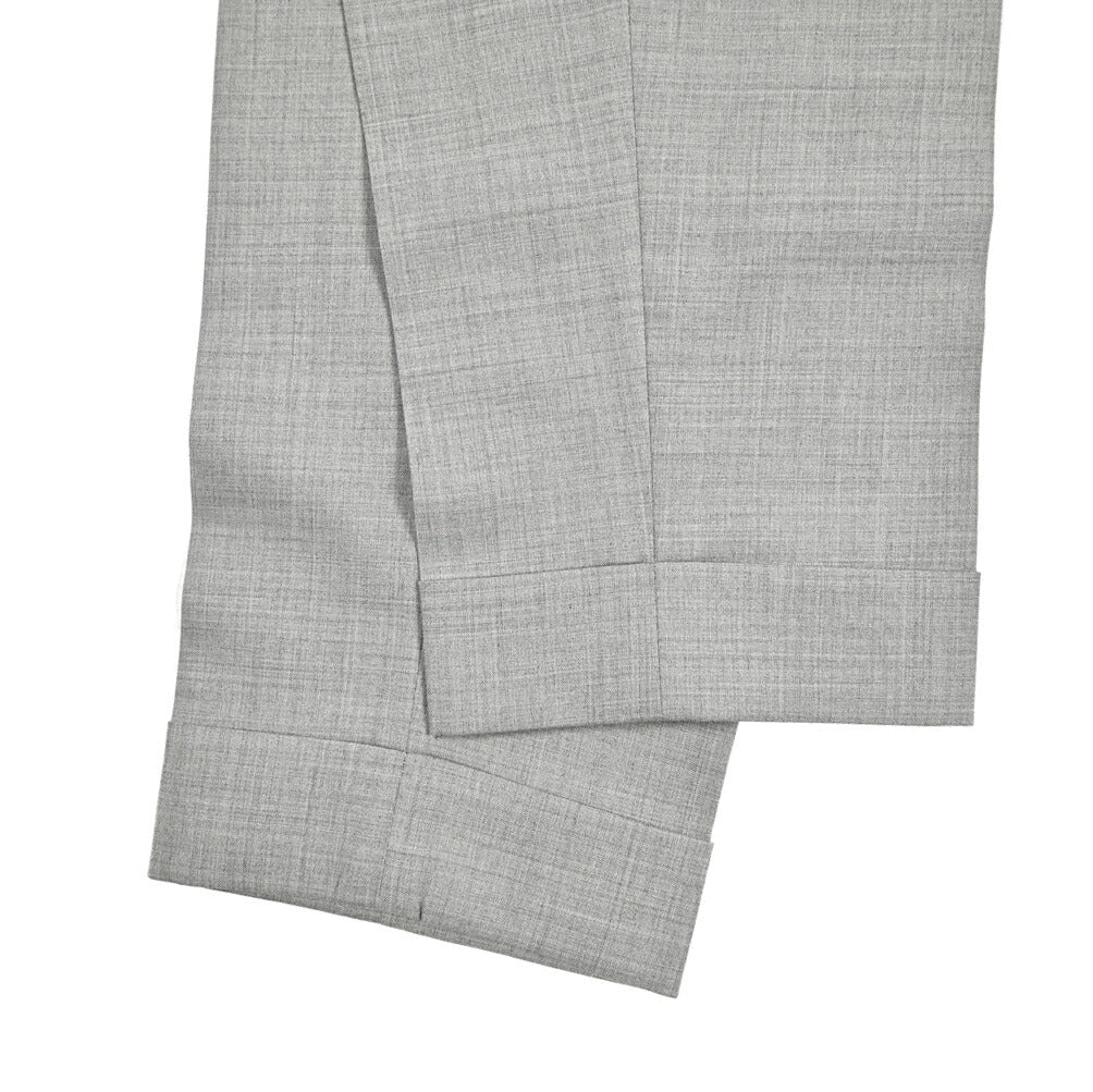 BERWICH “CHIAIA LONG” 高機能ストレッチウール ワンタックスラックス グレー(grey) 48 | GUARDAROBA MILANO OFFICIAL STORE