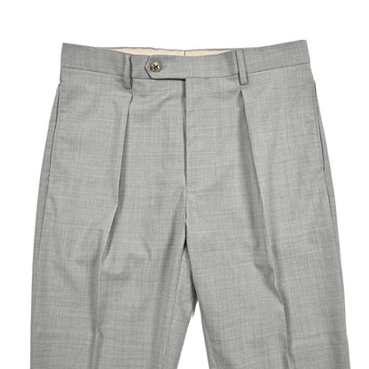 BERWICH “CHIAIA LONG” 高機能ストレッチウール ワンタックスラックス グレー(grey) 48 | GUARDAROBA MILANO OFFICIAL STORE