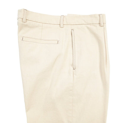 BERWICH “CHIAIA LONG - GD” コットン100%デニム ワンタックパンツ / デニスラ オフホワイト(ecru denim) 44 | GUARDAROBA MILANO OFFICIAL STORE