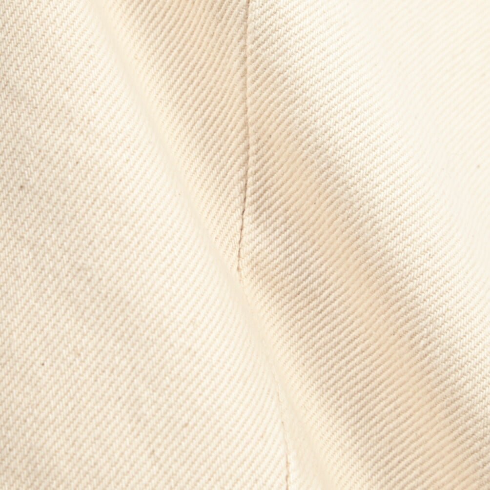 BERWICH “CHIAIA LONG - GD” コットン100%デニム ワンタックパンツ / デニスラ オフホワイト(ecru denim) 44 | GUARDAROBA MILANO OFFICIAL STORE