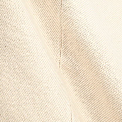 BERWICH “CHIAIA LONG - GD” コットン100%デニム ワンタックパンツ / デニスラ オフホワイト(ecru denim) 44 | GUARDAROBA MILANO OFFICIAL STORE