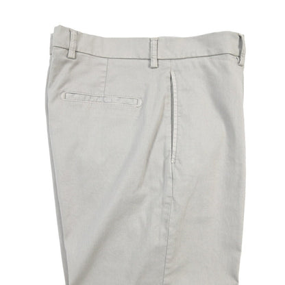 BERWICH “CHIAIA LONG - GD” リヨセル混コットン ワンタックストレッチパンツ グレー(conza701) 48 | GUARDAROBA MILANO OFFICIAL STORE