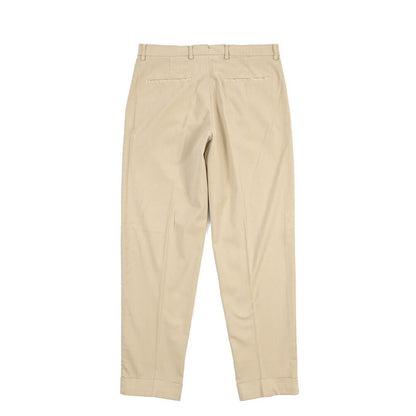 BERWICH “CHIAIA LONG - GD” リヨセル混コットン ワンタックストレッチパンツ ベージュ(beige208) 44 | GUARDAROBA MILANO OFFICIAL STORE