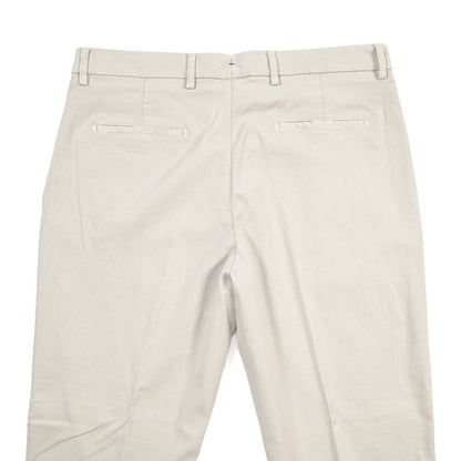 BERWICH “CHIAIA LONG - GD” リヨセル混コットン ワンタックストレッチパンツ ライトグレー(pomice008) 52 | GUARDAROBA MILANO OFFICIAL STORE