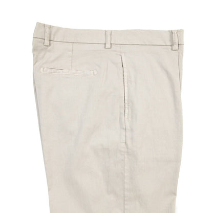 BERWICH “CHIAIA LONG - GD” リヨセル混コットン ワンタックストレッチパンツ ライトグレー(pomice008) 52 | GUARDAROBA MILANO OFFICIAL STORE