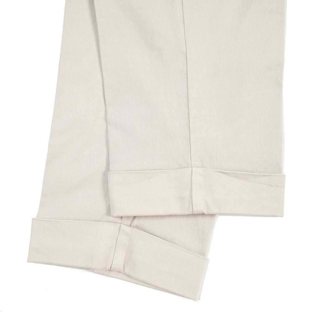 BERWICH “CHIAIA LONG - GD” リヨセル混コットン ワンタックストレッチパンツ ライトグレー(pomice008) 52 | GUARDAROBA MILANO OFFICIAL STORE