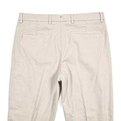 BERWICH “CHIAIA LONG - GD” ストレッチコットンチノ ワンタックパンツ グレージュ(pomice008) 50 | GUARDAROBA MILANO OFFICIAL STORE