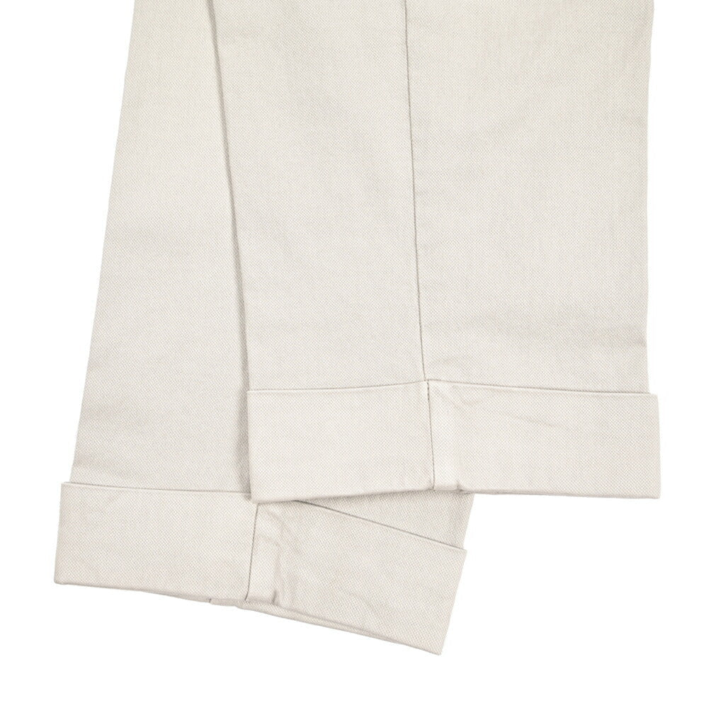 BERWICH “CHIAIA LONG - GD” ストレッチコットンチノ ワンタックパンツ グレージュ(pomice008) 50 | GUARDAROBA MILANO OFFICIAL STORE