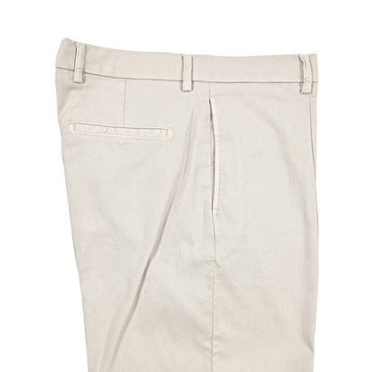 BERWICH “CHIAIA LONG - GD” ストレッチコットンチノ ワンタックパンツ グレージュ(pomice008) 50 | GUARDAROBA MILANO OFFICIAL STORE