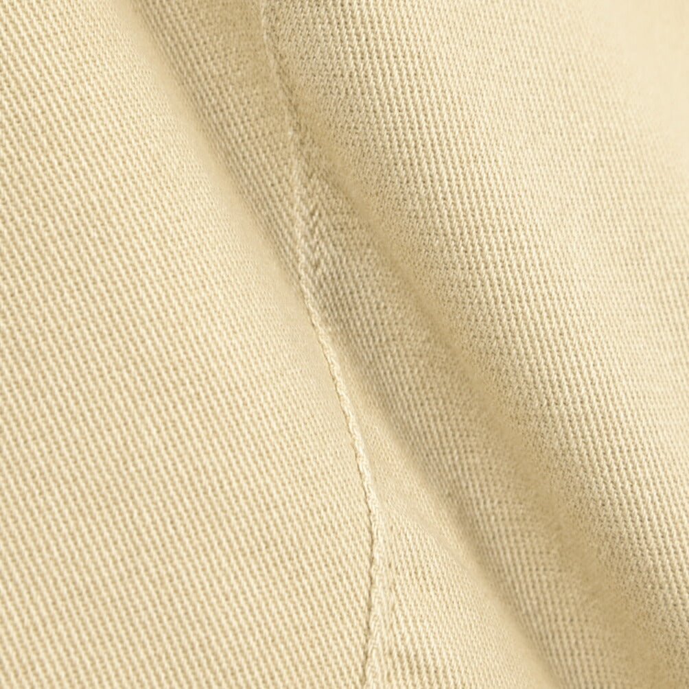 BERWICH “CHIAIAFF - GD” コットン100% ノータックチノパンツ ベージュ(old722) 48 | GUARDAROBA MILANO OFFICIAL STORE