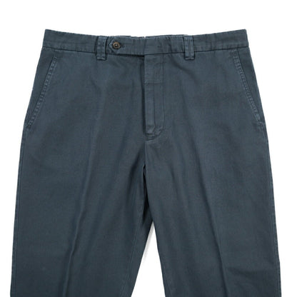 BERWICH “CHIAIAFF - GD” リネン混コットン ノータックパンツ ネイビー(old339) 46 | GUARDAROBA MILANO OFFICIAL STORE