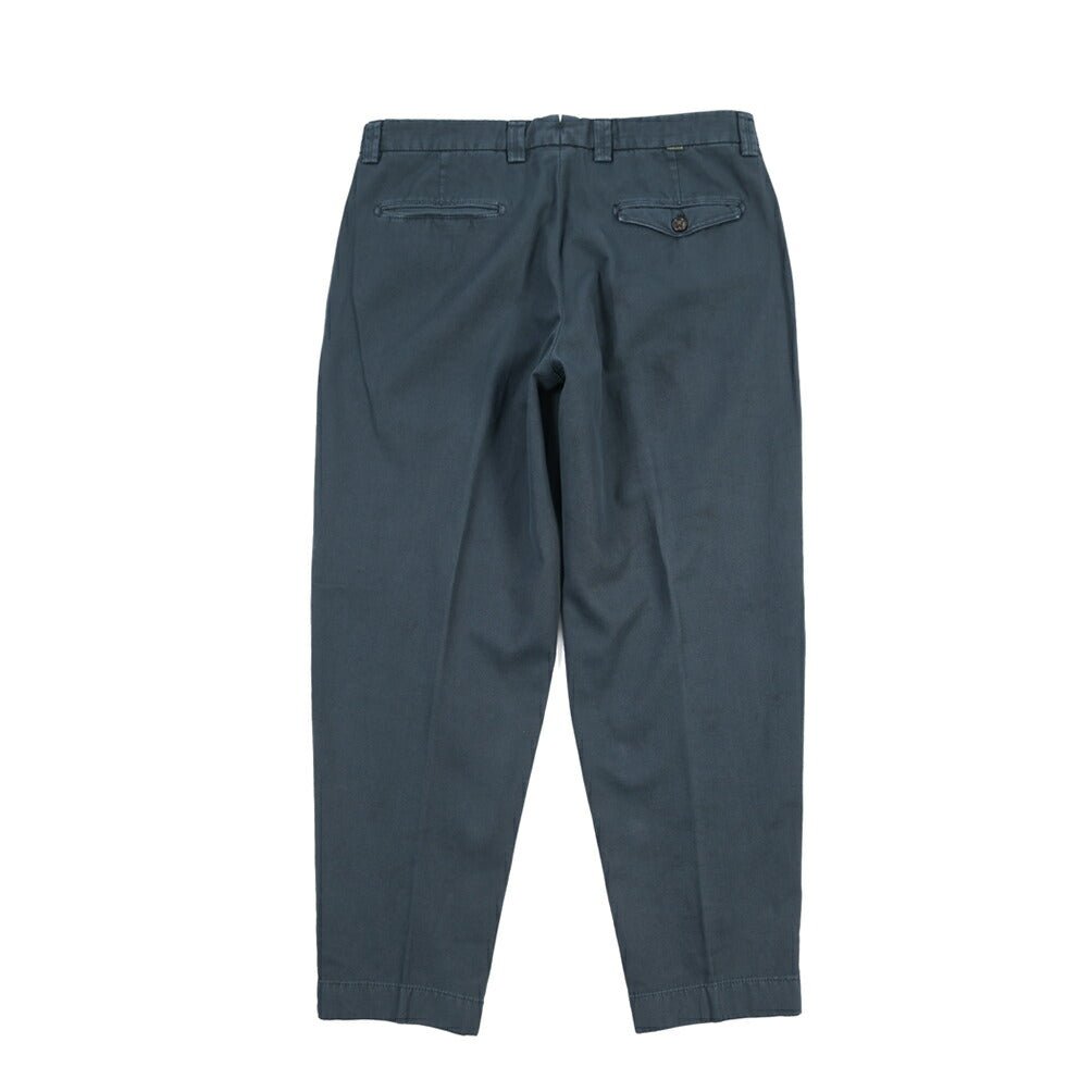 BERWICH “CHIAIAFF - GD” リネン混コットン ノータックパンツ ネイビー(old339) 46 | GUARDAROBA MILANO OFFICIAL STORE