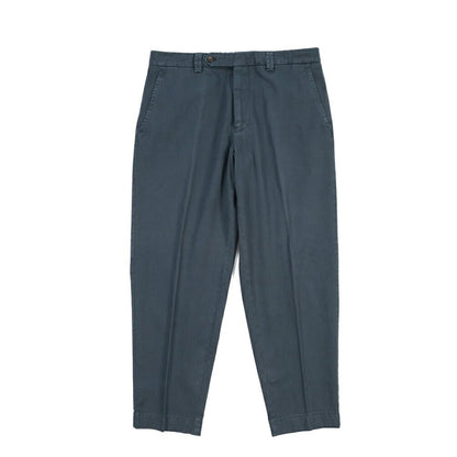 BERWICH “CHIAIAFF - GD” リネン混コットン ノータックパンツ ネイビー(old339) 46 | GUARDAROBA MILANO OFFICIAL STORE
