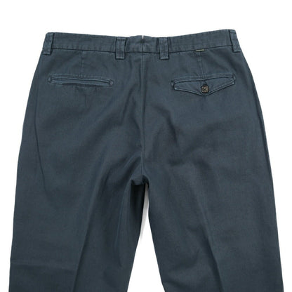 BERWICH “CHIAIAFF - GD” リネン混コットン ノータックパンツ ネイビー(old339) 46 | GUARDAROBA MILANO OFFICIAL STORE
