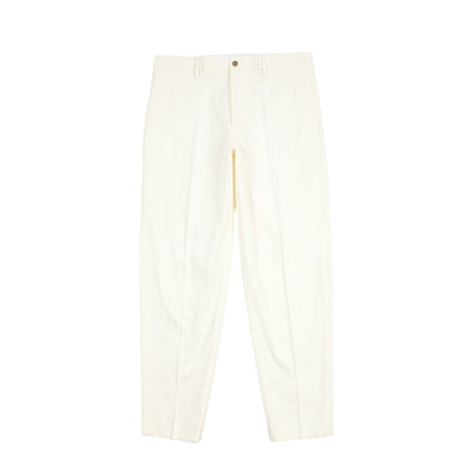 BERWICH “CHIAIAFF LONG” ストレッチコットン ノータックチノパンツ ホワイト(white) 46 | GUARDAROBA MILANO OFFICIAL STORE