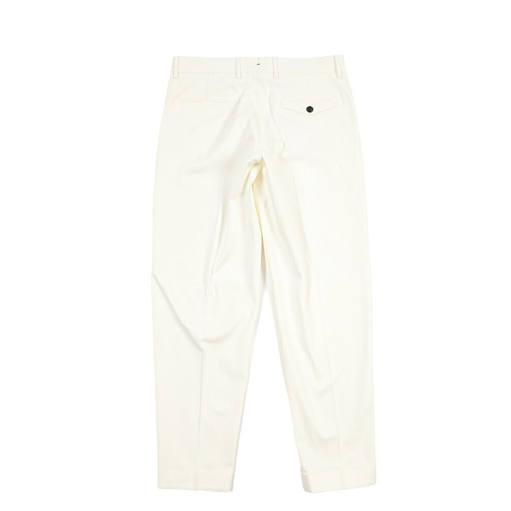 BERWICH “CHIAIAFF LONG” ストレッチコットン ノータックチノパンツ ホワイト(white) 46 | GUARDAROBA MILANO OFFICIAL STORE