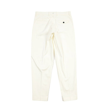 BERWICH “CHIAIAFF LONG” ストレッチコットン ノータックチノパンツ ホワイト(white) 46 | GUARDAROBA MILANO OFFICIAL STORE