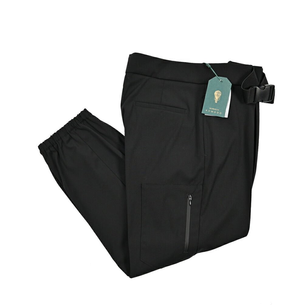 BERWICH "CORTINA" ストレッチウール ワンタックイージーパンツ｜424673 - 44｜GUARDAROBA MILANO OFFICIAL STORE