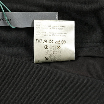 BERWICH "CORTINA" ストレッチウール ワンタックイージーパンツ｜424673 - 44｜GUARDAROBA MILANO OFFICIAL STORE