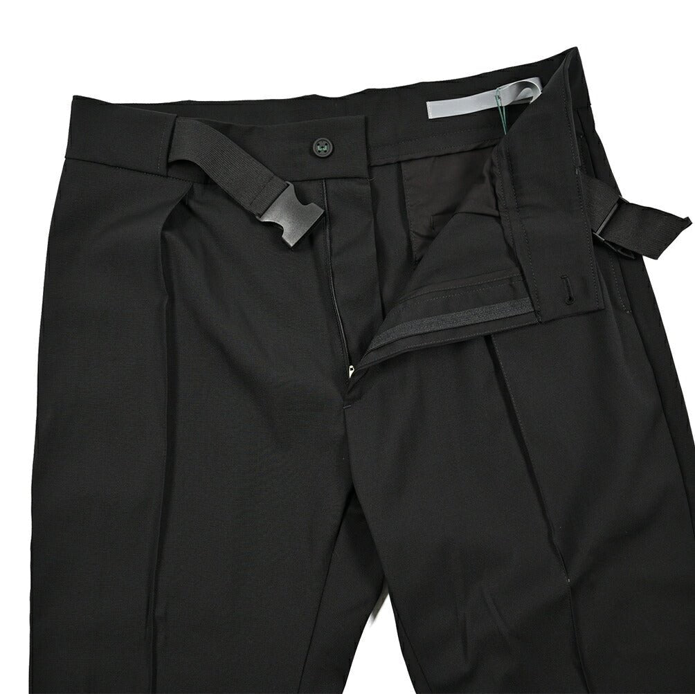 BERWICH "CORTINA" ストレッチウール ワンタックイージーパンツ｜424673 - 44｜GUARDAROBA MILANO OFFICIAL STORE