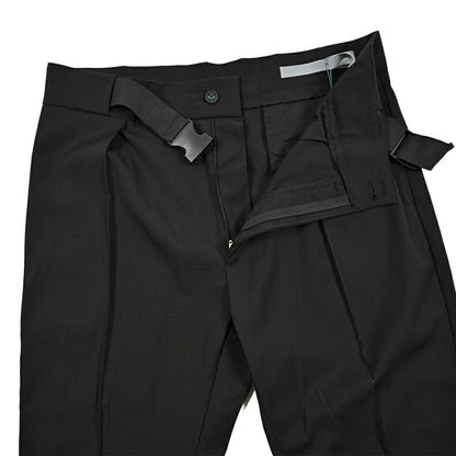 BERWICH "CORTINA" ストレッチウール ワンタックイージーパンツ｜424673 - 44｜GUARDAROBA MILANO OFFICIAL STORE