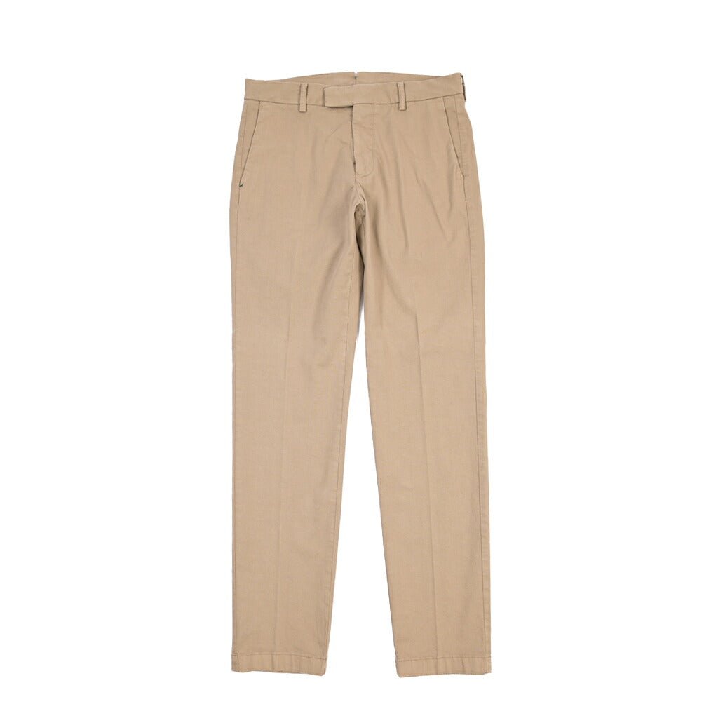 BERWICH “DAB FF CROP-GD” ストレッチコットン ノータックチノパンツ ベージュ(noce724) 46 | GUARDAROBA MILANO OFFICIAL STORE