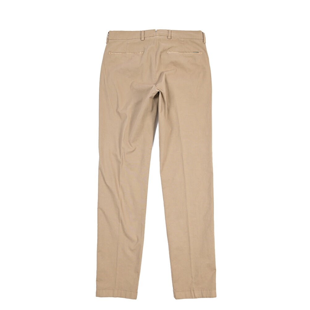 BERWICH “DAB FF CROP-GD” ストレッチコットン ノータックチノパンツ ベージュ(noce724) 46 | GUARDAROBA MILANO OFFICIAL STORE