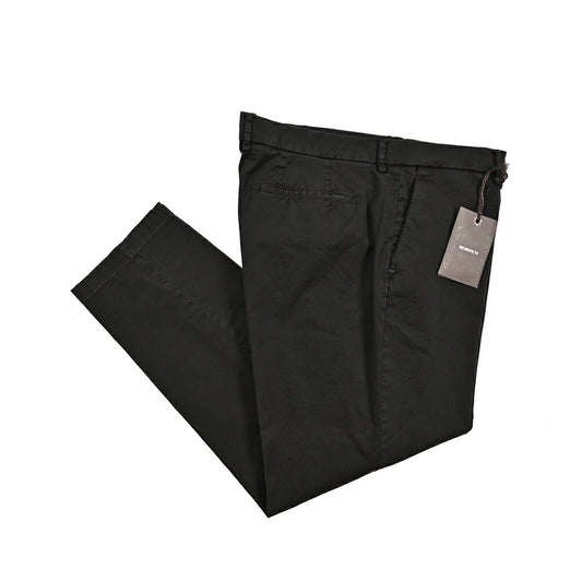 BERWICH "DABCROP - GD" ストレッチコットン ノータックチノパンツ 製品染め｜424690｜GUARDAROBA MILANO OFFICIAL STORE