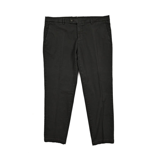 BERWICH "DABCROP - GD" ストレッチコットン ノータックチノパンツ 製品染め｜424690｜GUARDAROBA MILANO OFFICIAL STORE