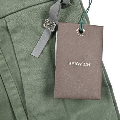 BERWICH “DABFF - GD ストレッチコットン ノータックチノパンツ カーキグリーン(verde821) 46 | GUARDAROBA MILANO OFFICIAL STORE