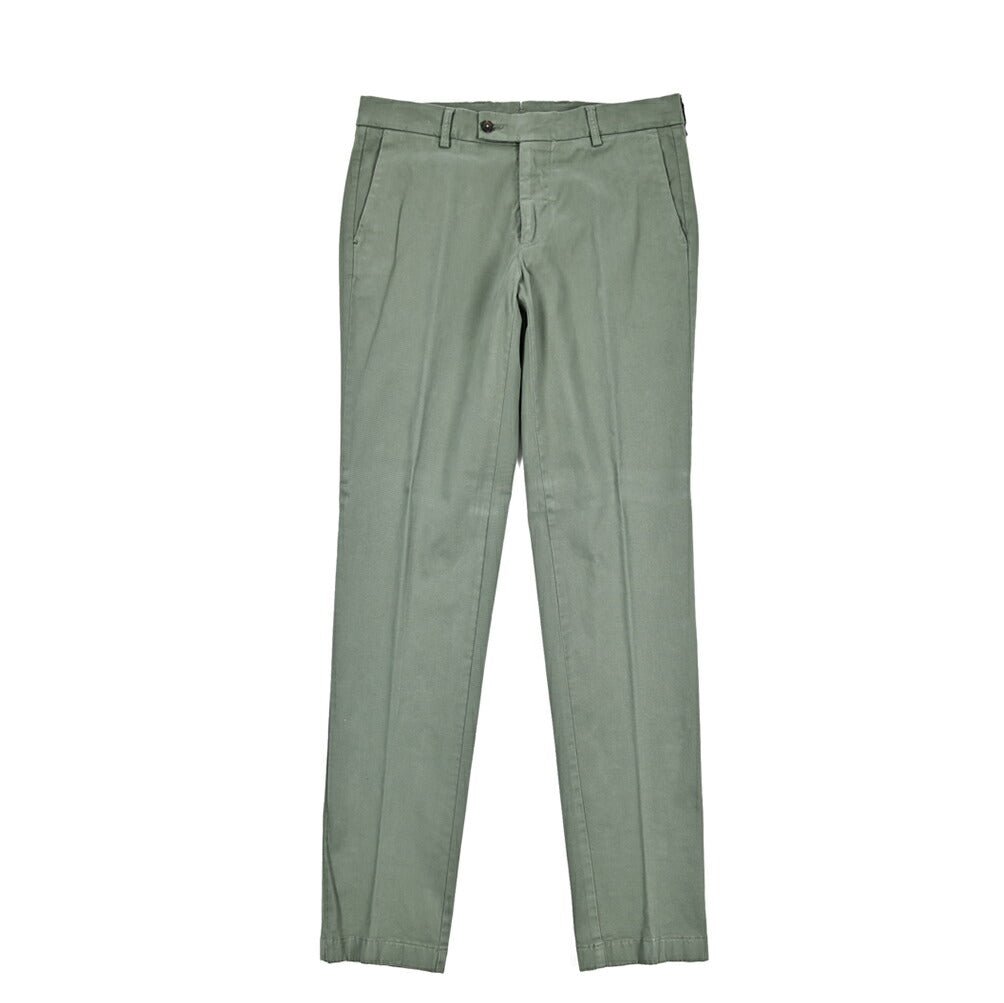 BERWICH “DABFF - GD ストレッチコットン ノータックチノパンツ カーキグリーン(verde821) 46 | GUARDAROBA MILANO OFFICIAL STORE