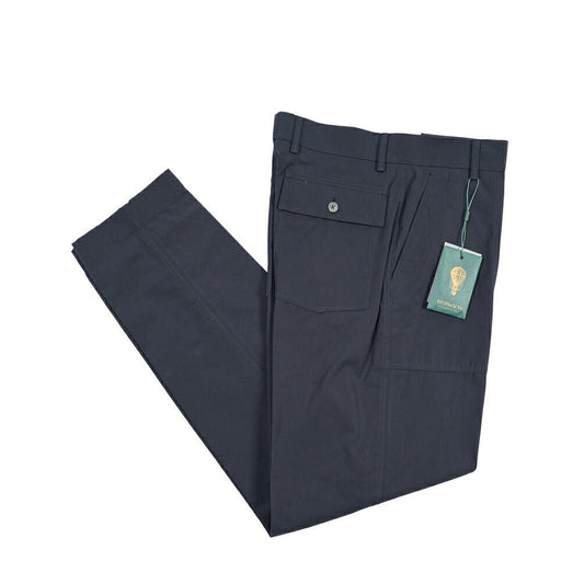 BERWICH “FATIGUE 185” コットン100% ベイカーパンツ ネイビー(navy) 48 | GUARDAROBA MILANO OFFICIAL STORE