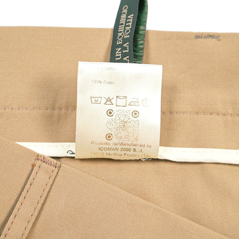 BERWICH “FATIGUE 185” コットン100% ベイカーパンツ ベージュ(khaki) 48 | GUARDAROBA MILANO OFFICIAL STORE