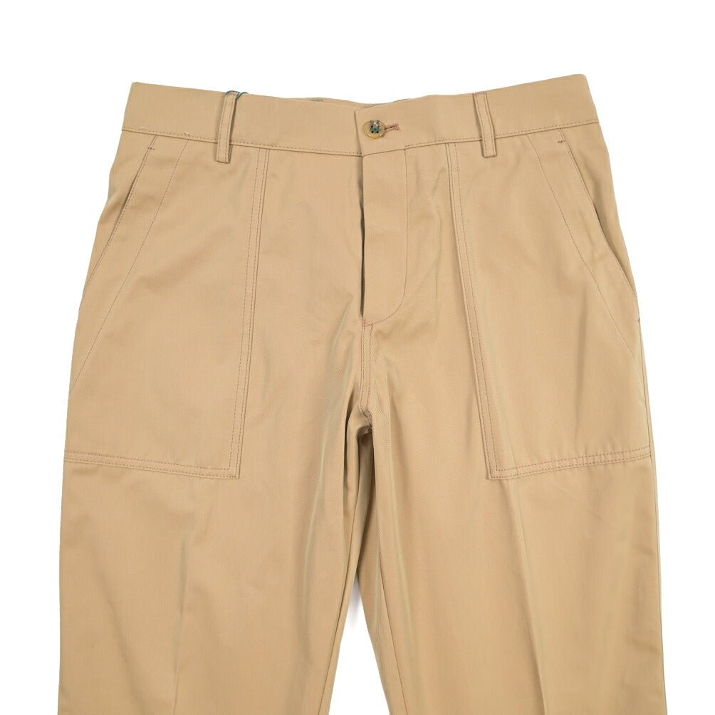BERWICH “FATIGUE 185” コットン100% ベイカーパンツ ベージュ(khaki) 48 | GUARDAROBA MILANO OFFICIAL STORE