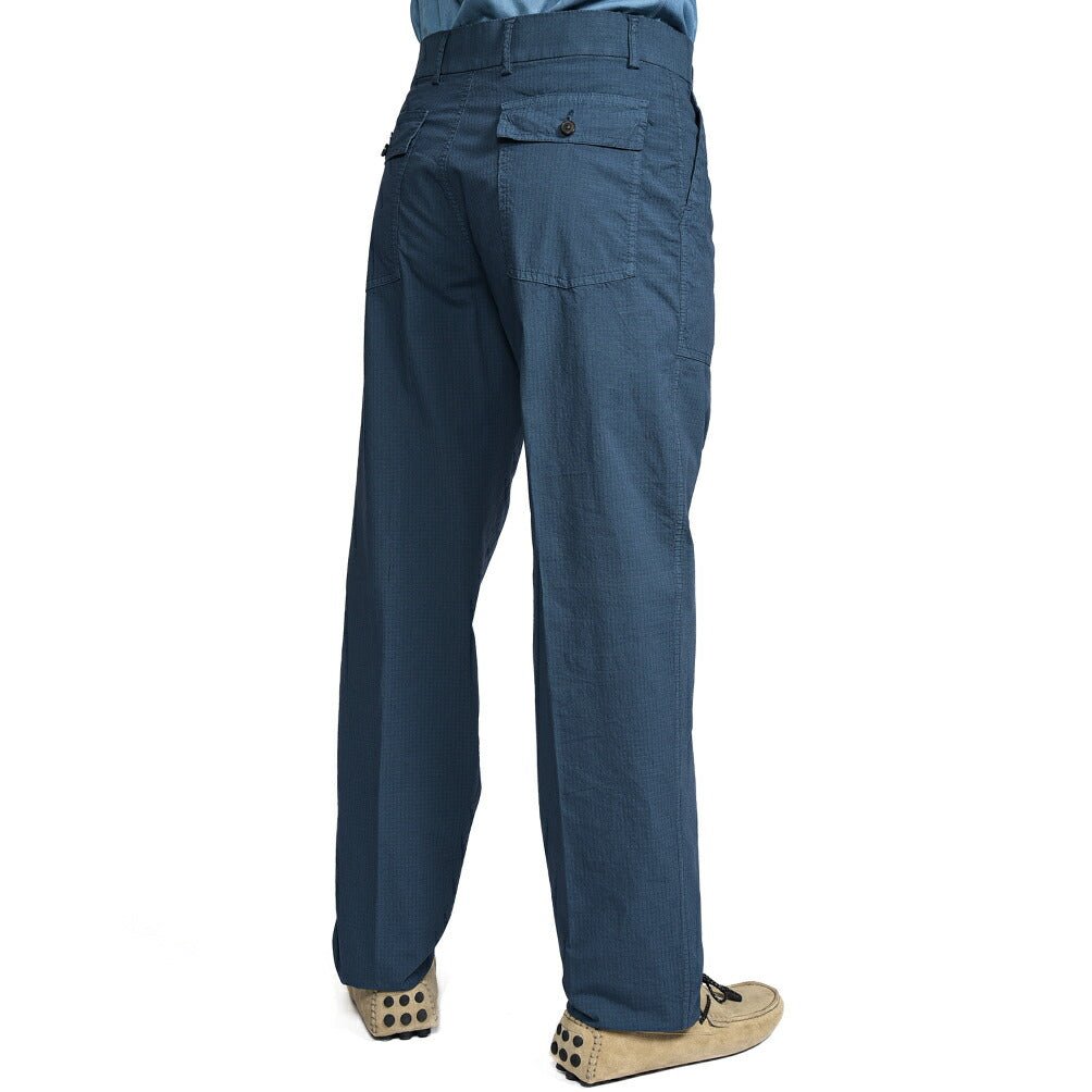 BERWICH "FATIGUE 185" ストレッチコットン ベイカーパンツ ネイビー(blue13) 46 | GUARDAROBA MILANO OFFICIAL STORE