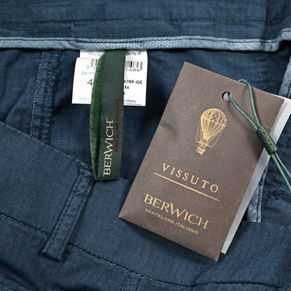 BERWICH "FATIGUE 185" ストレッチコットン ベイカーパンツ ネイビー(blue13) 46 | GUARDAROBA MILANO OFFICIAL STORE