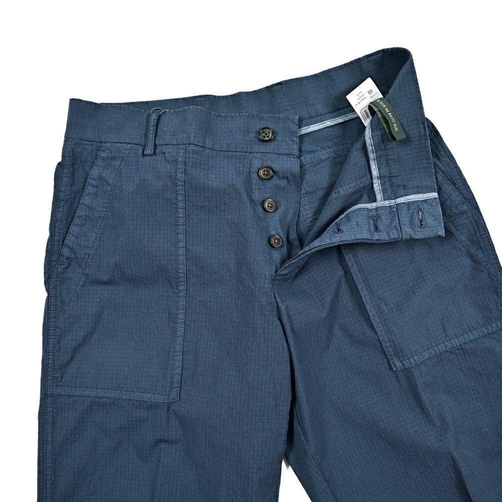 BERWICH "FATIGUE 185" ストレッチコットン ベイカーパンツ ネイビー(blue13) 46 | GUARDAROBA MILANO OFFICIAL STORE