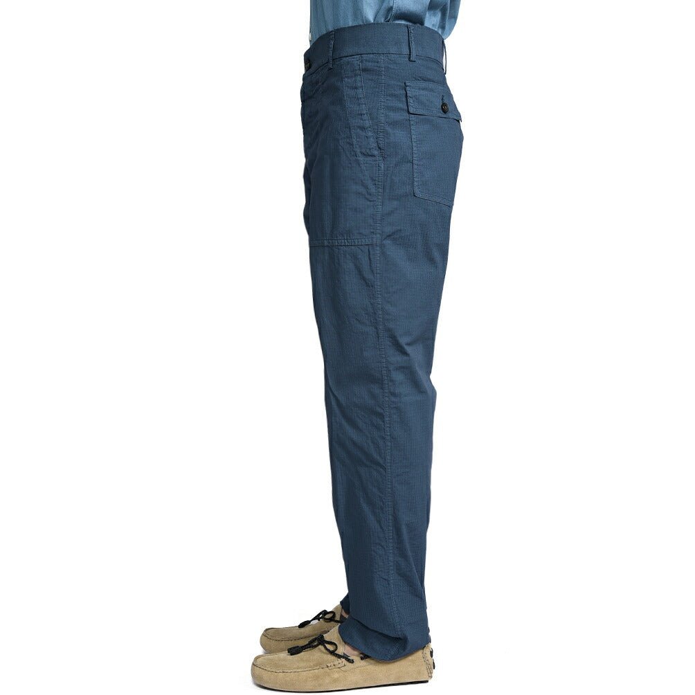 BERWICH "FATIGUE 185" ストレッチコットン ベイカーパンツ ネイビー(blue13) 46 | GUARDAROBA MILANO OFFICIAL STORE