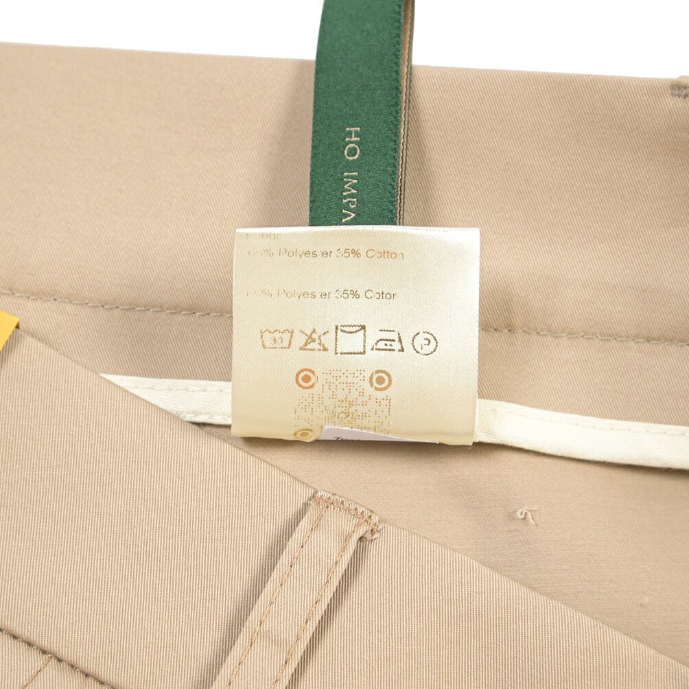 BERWICH “FATIGUE 185” ポリエステル混コットン ベイカーパンツ ベージュ(camel) 46 | GUARDAROBA MILANO OFFICIAL STORE