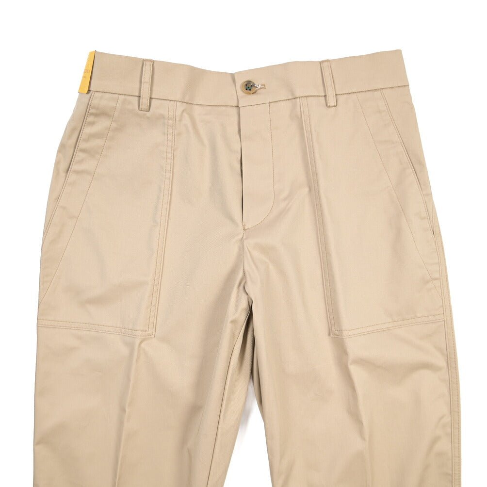 BERWICH “FATIGUE 185” ポリエステル混コットン ベイカーパンツ ベージュ(camel) 46 | GUARDAROBA MILANO OFFICIAL STORE