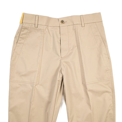 BERWICH “FATIGUE 185” ポリエステル混コットン ベイカーパンツ ベージュ(camel) 46 | GUARDAROBA MILANO OFFICIAL STORE