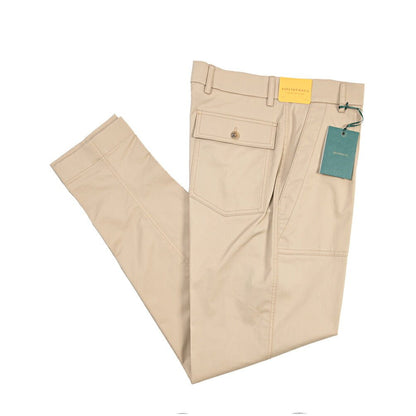 BERWICH “FATIGUE 185” ポリエステル混コットン ベイカーパンツ ベージュ(camel) 46 | GUARDAROBA MILANO OFFICIAL STORE