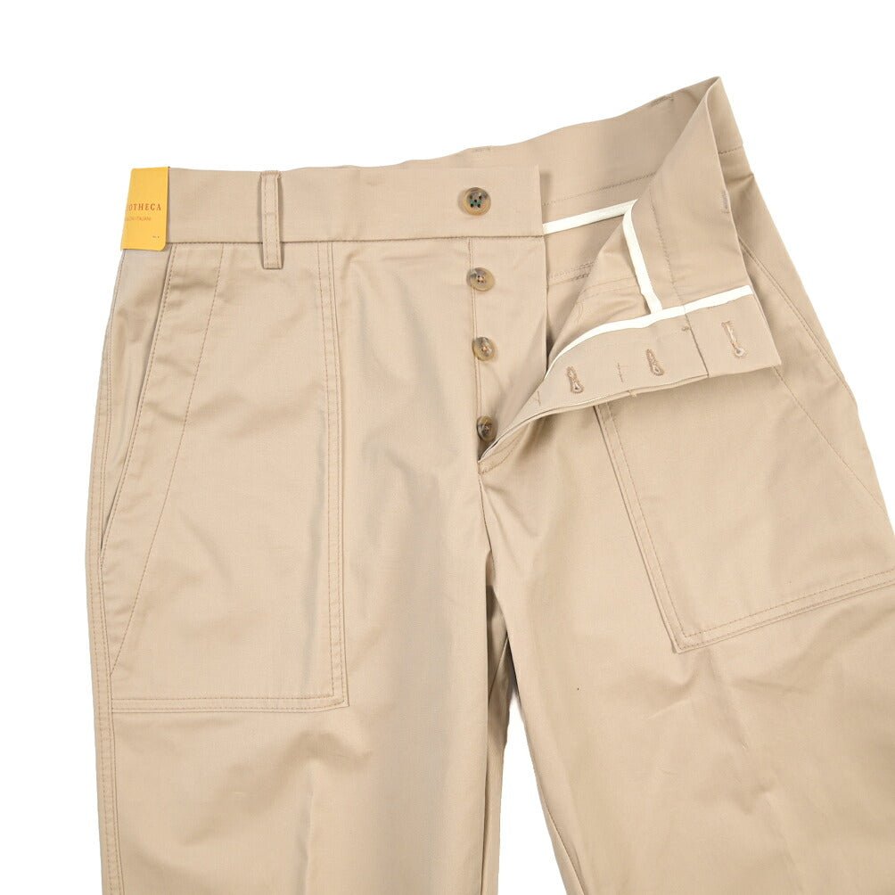 BERWICH “FATIGUE 185” ポリエステル混コットン ベイカーパンツ ベージュ(camel) 46 | GUARDAROBA MILANO OFFICIAL STORE