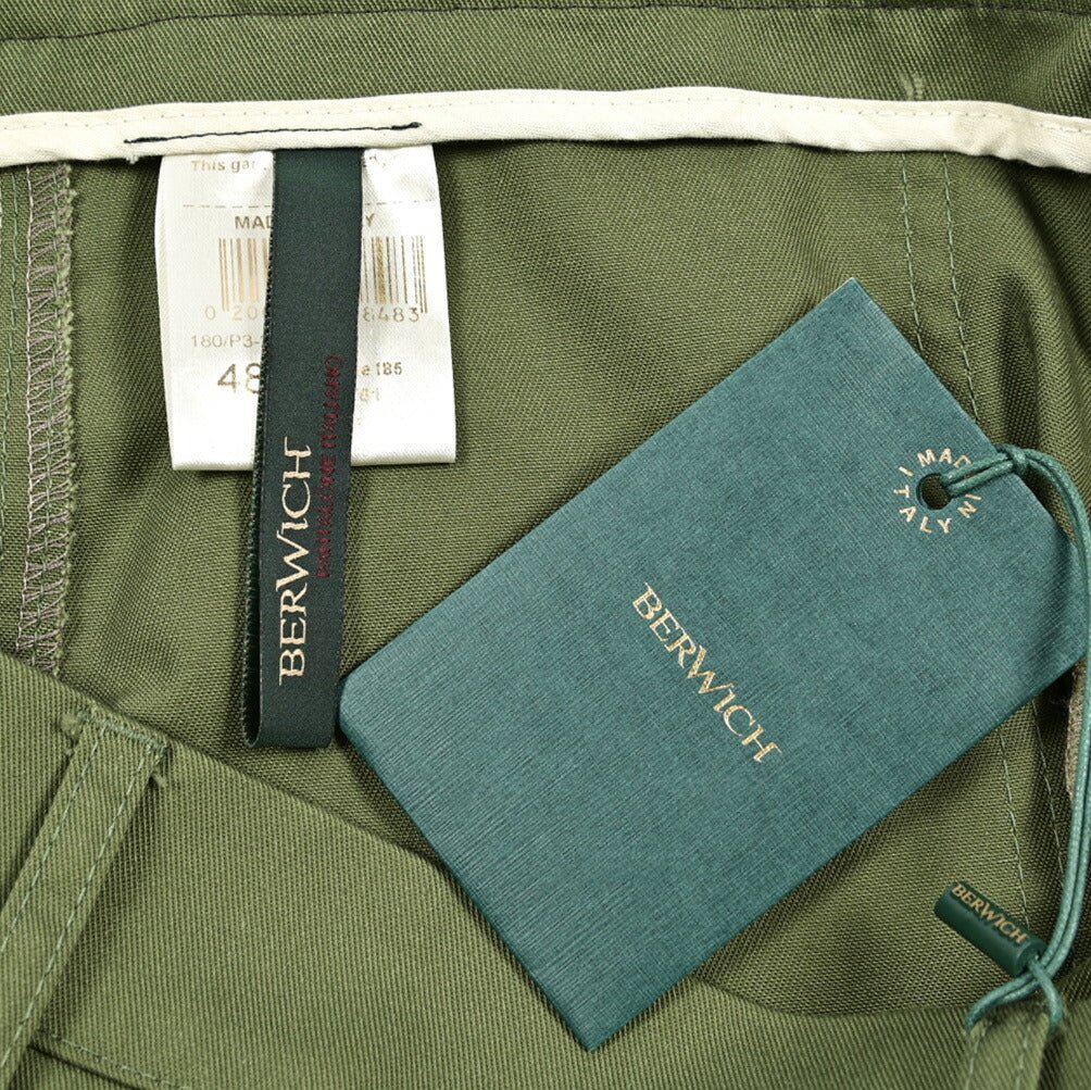 BERWICH "FATIGUE185" コットンチノ ベイカーパンツ｜424436 - 46｜GUARDAROBA MILANO OFFICIAL STORE